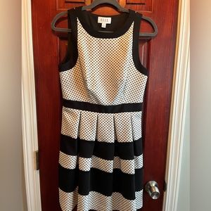 Black and white dress